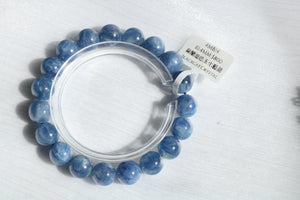 莫蘭迪色玉化藍晶(MB14) 10.4mm