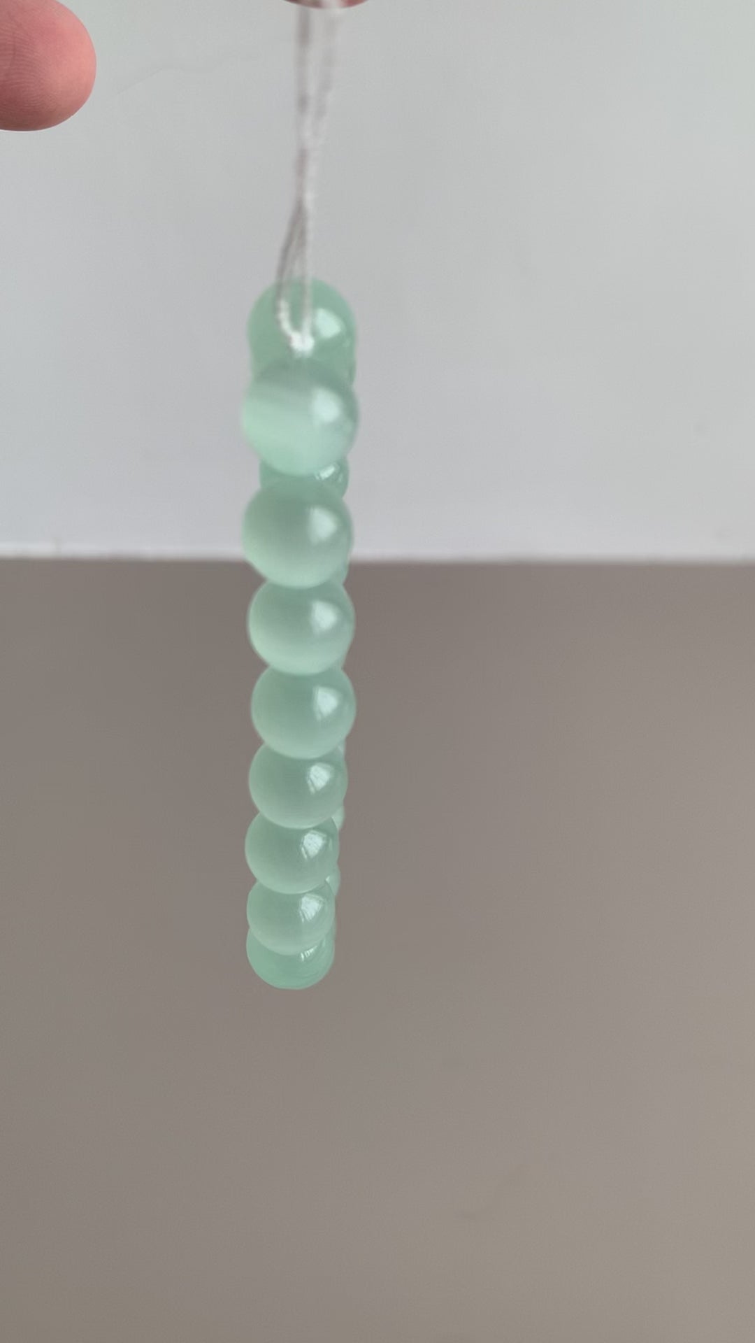 阿富汗高品冰透綠紋石(GL22) 8.4mm