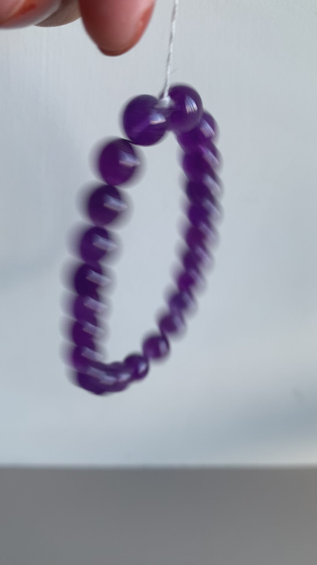 烏拉圭濃色紫晶(AM25)8mm