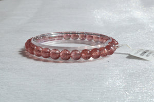 濃色透體草莓晶(SQ19) 6.6+mm