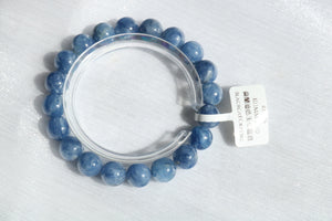 莫蘭迪色玉化藍晶(MB15) 10.1mm