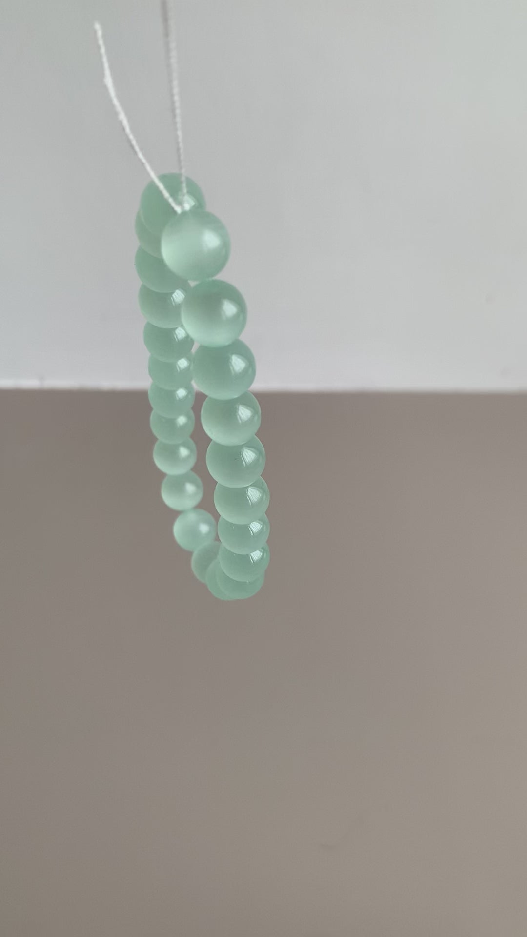 阿富汗高品冰透綠紋石(GL27) 8.5mm
