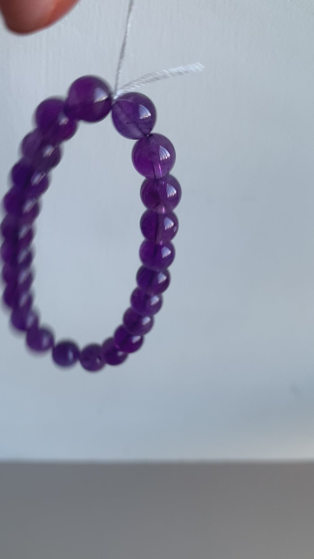 烏拉圭濃色紫晶(AM23)8.2mm