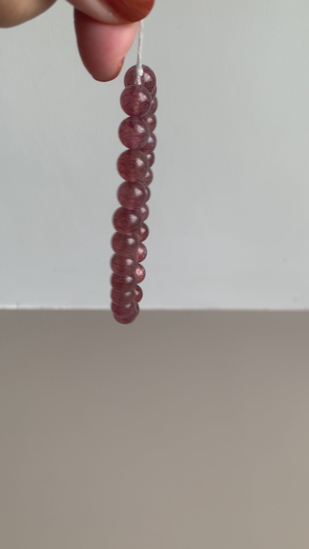 金沙濃色草莓晶(RQ28)7.6mm